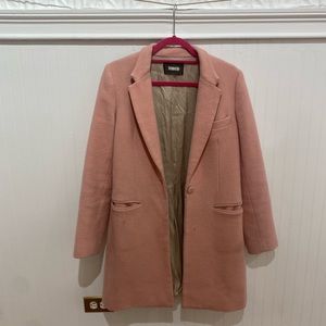 Reformation coat pink